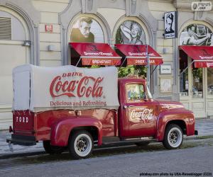 пазл Старый грузовик Coca-Cola